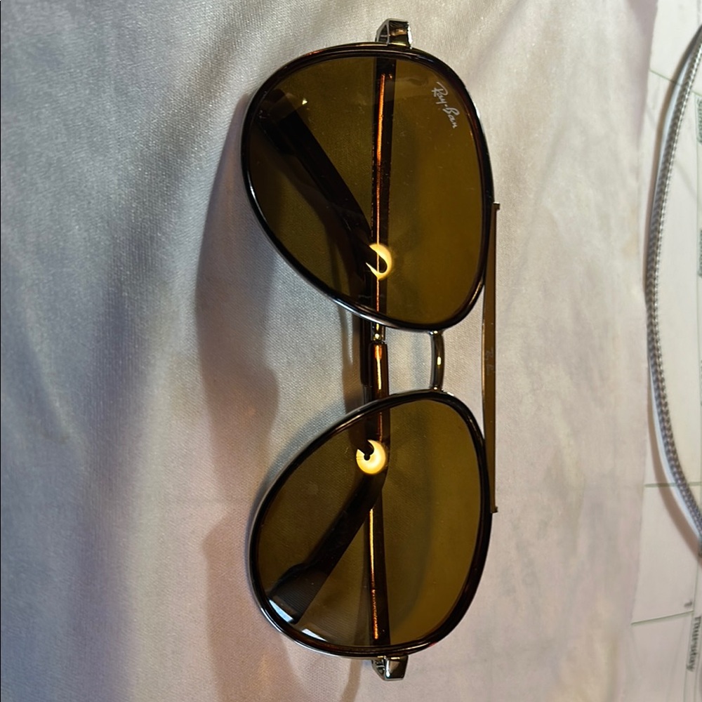 Ray-Ban Brown Aviator Sunglasses